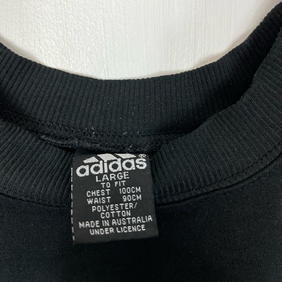 Vintage 90s Adidas Made In Australia Crewneck Sweater Sz L - Picture 5 of 7